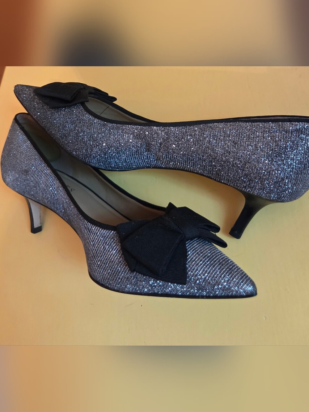 Talbots Metallic Kitten Heels